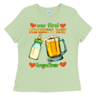 Matcha our first father's day together Ladies Tee - HRA Design Shop