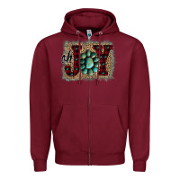 Burgundy Oh Joy Christmas Zipper Hoodie - Bettercallsaul
