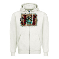 Oatmeal Heather Oh Joy Christmas Zipper Hoodie - Bettercallsaul