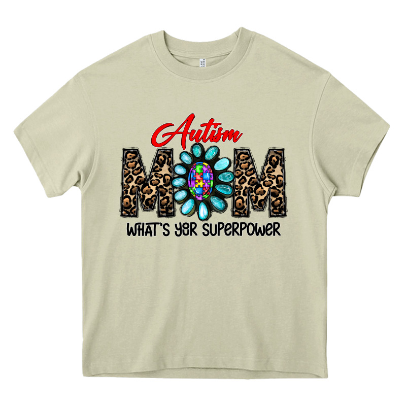 Autism Heavy Core Tee by CowhideDigitalArt | Teevron