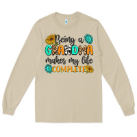 Mushroom Being a Grandma Makes My Life Complete Long Sleeve Tee - MaliasSmallBusiness
