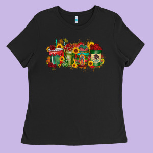 Our Lady Drink Ladies Tee Designed By Racoondesign