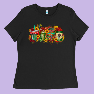 Our Lady Drink Ladies Tee Designed By Racoondesign