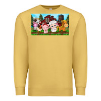 Antique Gold cute farm animals Premium Sweatshirt - TumblerDesignByShophia