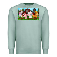 Seafoam cute farm animals Premium Sweatshirt - TumblerDesignByShophia