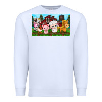 White cute farm animals Premium Sweatshirt - TumblerDesignByShophia