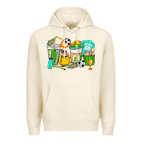 Tofu Football coffee cups Premium Hoodie - HowdyJamesFarm