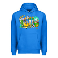 True Royal Football coffee cups Premium Hoodie - HowdyJamesFarm