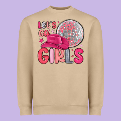 Let S Go Girls Heavyweight Sweatshirt Designed By Maliassmallbusiness