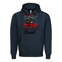 Navy This is My Christmas Movie Watching Blanket Zipper Hoodie - Bettercallsaul