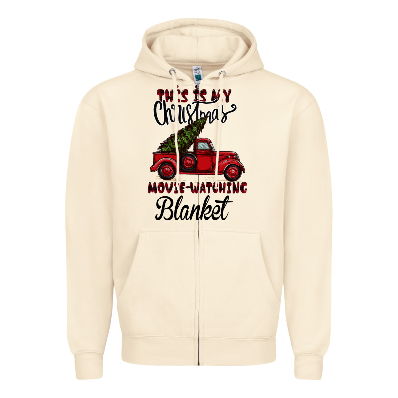 This Is My Christmas Movie Watching Blanket Zipper Hoodie by Bettercallsaul | Teevron