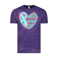 Cloud Purple survivor malia Vintage Tee - MaliasSmallBusiness