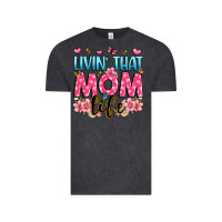 Vintage Black livin' that mom life Vintage Tee - JahusDesignShop