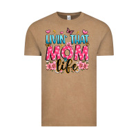 Vintage Coffee livin' that mom life Vintage Tee - JahusDesignShop