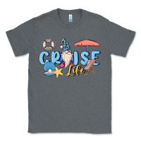 Charcoal Heather cruise life sailor gnome Classic Tee - MaliasSmallBusiness