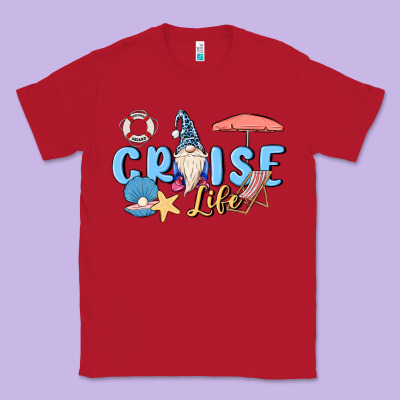 Cruise Life Sailor Gnome Classic Tee Designed By Maliassmallbusiness