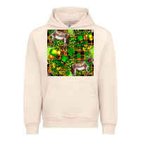 Sandshell St. Patrick's Donkey With Leprechaun Urban Hoodie - FaDigitalArtStudio