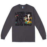 Smoke living life somewhere between jesus take the wheel Long Sleeve Tee - MaliasSmallBusiness