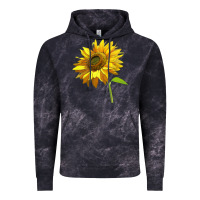 Cloud Black sunflower Vintage Hoodie - LillyAllenDesigns
