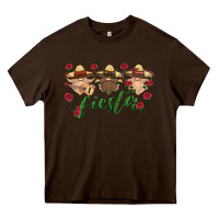 Chocolate Brown fiesta mexico gnome Heavy Core Tee - HRA Design Shop