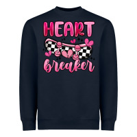 Navy heart breaker Heavyweight Sweatshirt - MaliasSmallBusiness