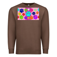 Chestnut paw print Premium Sweatshirt - TumblerDesignByShophia