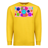Lemon paw print Premium Sweatshirt - TumblerDesignByShophia