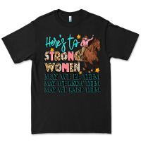 Black heres to strong women Premium Tee - Artiststas