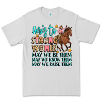 Dove Grey heres to strong women Premium Tee - Artiststas