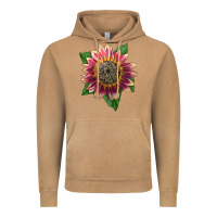 Vintage Camel crimson blaze sunflower Vintage Hoodie - LillyAllenDesigns