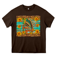 Chocolate Brown free spirit Heavy Core Tee - HRA Design Shop