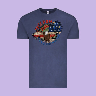Freedom Tour Vintage Tee Designed By Maliassmallbusiness