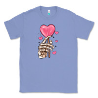 Colony Blue skeleton hand with sugar valentines day Classic Tee - MaliasSmallBusiness