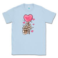 Dusty Blue skeleton hand with sugar valentines day Classic Tee - MaliasSmallBusiness