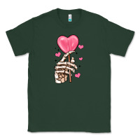 Sports Green skeleton hand with sugar valentines day Classic Tee - MaliasSmallBusiness