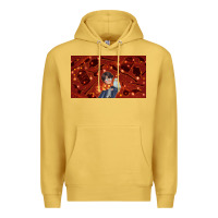 Antique Gold wizard boy and owl Premium Hoodie - TumblerDesignByShophia