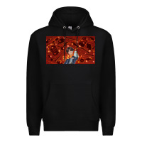Black wizard boy and owl Premium Hoodie - TumblerDesignByShophia