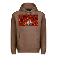 Chestnut wizard boy and owl Premium Hoodie - TumblerDesignByShophia