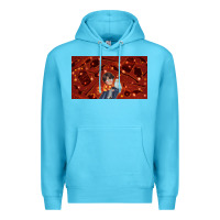 Ocean Blue wizard boy and owl Premium Hoodie - TumblerDesignByShophia