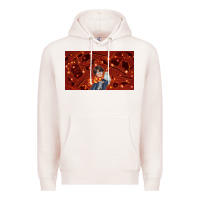 Pale Pink wizard boy and owl Premium Hoodie - TumblerDesignByShophia