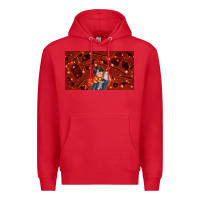 Red wizard boy and owl Premium Hoodie - TumblerDesignByShophia