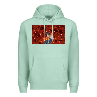Seafoam wizard boy and owl Premium Hoodie - TumblerDesignByShophia