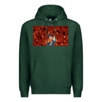 Sports Green wizard boy and owl Premium Hoodie - TumblerDesignByShophia