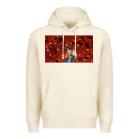 Tofu wizard boy and owl Premium Hoodie - TumblerDesignByShophia