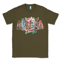 Army Green abuela flowers Classic Tee - RacoonDesign