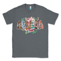 Charcoal Heather abuela flowers Classic Tee - RacoonDesign
