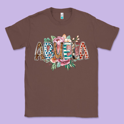 Abuela Flowers Classic Tee Designed By Racoondesign