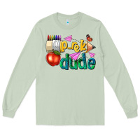 Matcha pre k school pencil dude Long Sleeve Tee - NancyCooperArtShop