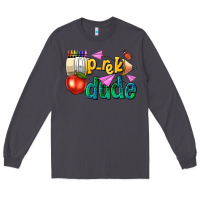 Smoke pre k school pencil dude Long Sleeve Tee - NancyCooperArtShop