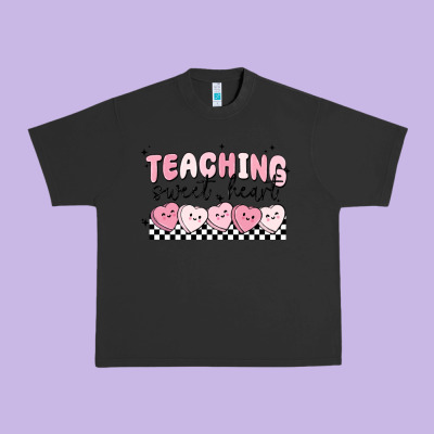 Teaching Sweetheart Urban Heavy Tee Designed By Maliassmallbusiness
